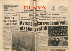 Dünya Gazetesi 4 Mart 1971 - Türkan Şoray`ın Artık 7 Kocası Var - Hippi Fatma Haziran`da Çevriliyor, Fatma Girik GZ79758 - 1