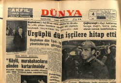 Dünya Gazetesi 4 Nisan 1965 - Köylü Murabahacıların Elinden Kurtarılmalıdır GZ59883 - 2