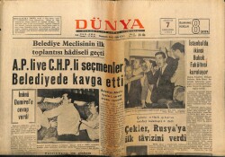 Dünya Gazetesi 7 Ağustos 1968 - Çekler Rusyaya İlk Tavizini Verdi GZ68214 - 1