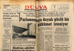 Dünya Gazetesi 7 Aralık 1971 - Parlementoya Dayalı Güçlü Bir Hükümet İsteniyor GZ68324 - 1