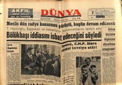 Dünya Gazetesi 7 Nisan 1965 - Amerikan Savunma Bakanı Silah Bakımından Rusyadan Üstünüz GZ59880 - 1