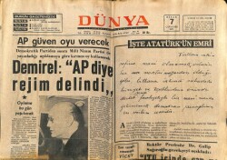 Dünya Gazetesi 7 Nisan 1971 - İşte Atatürkün Emri GZ68133 - 2