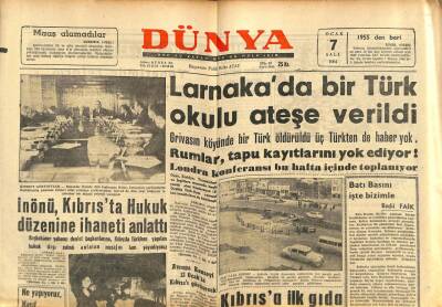Dünya Gazetesi 7 Ocak 1964 - Adana Akaryakıt Sıkıntısı İçinde GZ82173 - 1