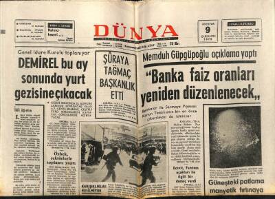 Dünya Gazetesi 9 Ağustos 1972 - Güneşteki Patlama Manyetik Fırtınaya Sebep Oluyor GZ59954 - 2