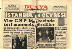 Dünya Gazetesi 9 Aralık 1962 - 4ler CHP Merkezinde Sert Muamele Gördüler GZ68261 - 2