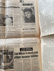 Dünya Gazetesi 9 Aralık 1966 - Galatasaray'da Turgay Ve Metin Yok - Sophia Loren'in Babası Kızını Dava Etti - Zeki Müren'in İmzalı Resmi GZ151044 - 2