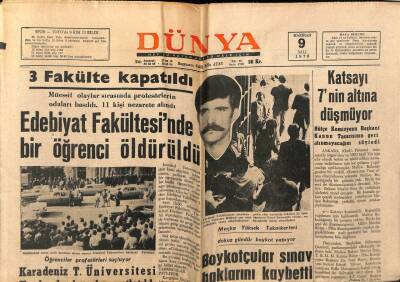 Dünya Gazetesi 9 Haziran 1970 - Libyada Amerikan Üssünün Boşaltılması İşi Sona Eriyor GZ66205 - 2
