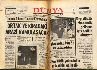 Dünya Gazetesi 9 Haziran 1972 - Ankarada Cadde Ve Sokaklar Su Altında Kaldı GZ82191 - 1