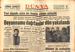 Dünya Gazetesi 9 Mart 1966 - Zeki Müren Manken - James Bond Rejisörlüğe Başladı GZ150833 - 1