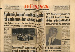 Dünya Gazetesi 9 Temmuz 1962 - CHP Kurultayının Toplanması İstendi GZ59869 - 1