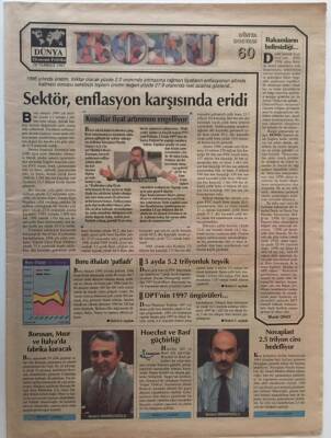 Dünya Gazetesi Boru Eki 28 Temmuz 1997 - Boru Sektörü , Enflasyon Karşısında Eridi GZ26508 - 1