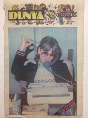 Dünya Gazetesi Çocuk Eki 10 Mart 1977 - Tehlike İle Burun Buruna Moto Cros GZ24840 - 1