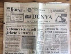 Dünya Gazetesi Ekonomi Politika Eki 12 Haziran 1991 - Türkiye Ortadoğuda Anahtar Rolü Oynayacak GZ72673 - 1