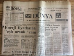 Dünya Gazetesi Ekonomi Politika Eki 13 Aralık 1991 - SSCBye İhracata Şartlı Ve Yüksek Primli Sigorta GZ72685 - 1