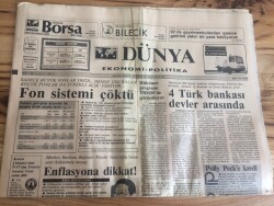 Dünya Gazetesi Ekonomik Politika Eki 3 Temmuz 1991 - Ermenegildo Zegnanın Türkiye Üretimi Başlıyor GZ72702 - 1