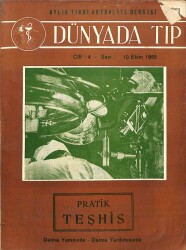 Dünyada Tıp Aylık Tıbbi Aktüalite Dergisi Cilt4 Sayı10 Ekim 1955 DRG392 - Gökçekoleksiyon