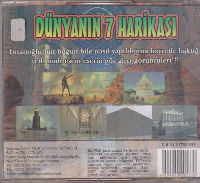 Dünyanın 7 Harikası (Belgesel) VCD Film VCD10493 - 2
