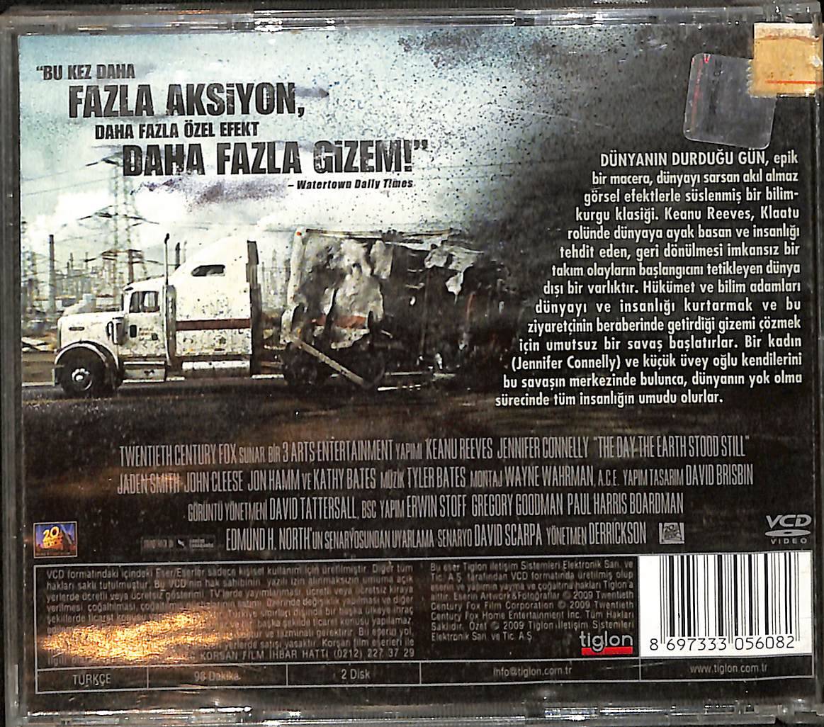 Dünyanın Durduğu Gün - The Day the Earth Stood Still VCD Film (10/7.5) VCD26150 - 2