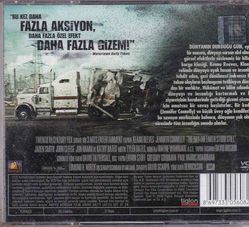 Dünyanın Durduğu Gün VCD Film VCD8912 - 2