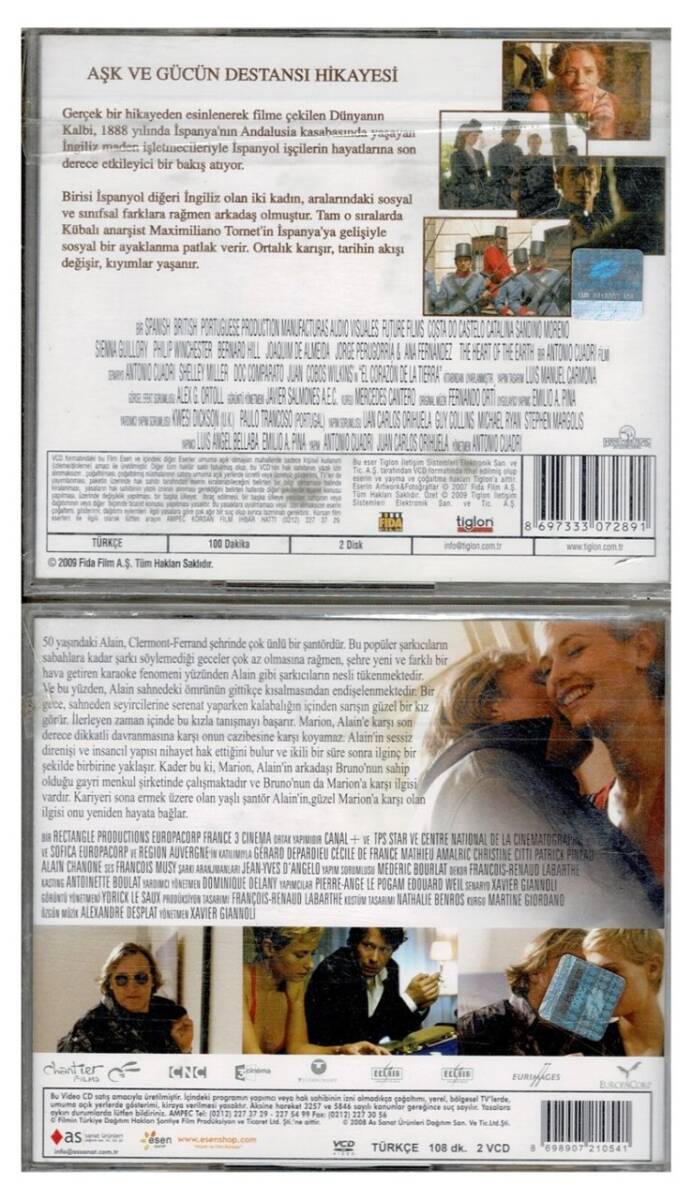 Dünyanın Merkezi Şantör - 2 Adet VCD Film VCD855 - 2