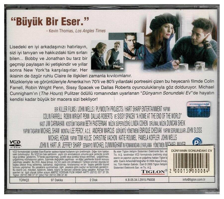 Dünyanın Sonundaki Ev - A Home At the End Of The World VCD Film VCD263 - 2