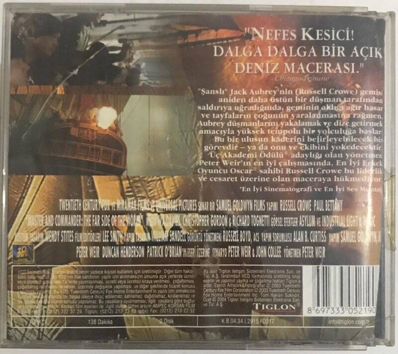 Dünyanın Uzak Ucu VCD Film VCD8100 - 2