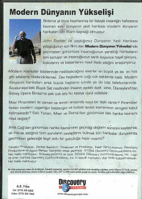 Dünyanın Yedi Harikası Modern Dünyanın Yükselişi VCD 108.5 (İkinci El) DVD2149 - 2