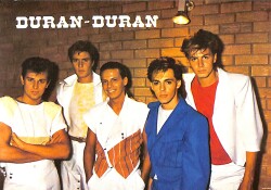 Duran Duran Kartpostal (Küçük Boy) KRT23082 - Gökçekoleksiyon