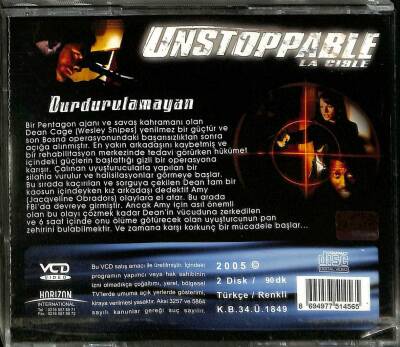 Durdurulamayan Unstoppable VCD Film VCD12710 - 2