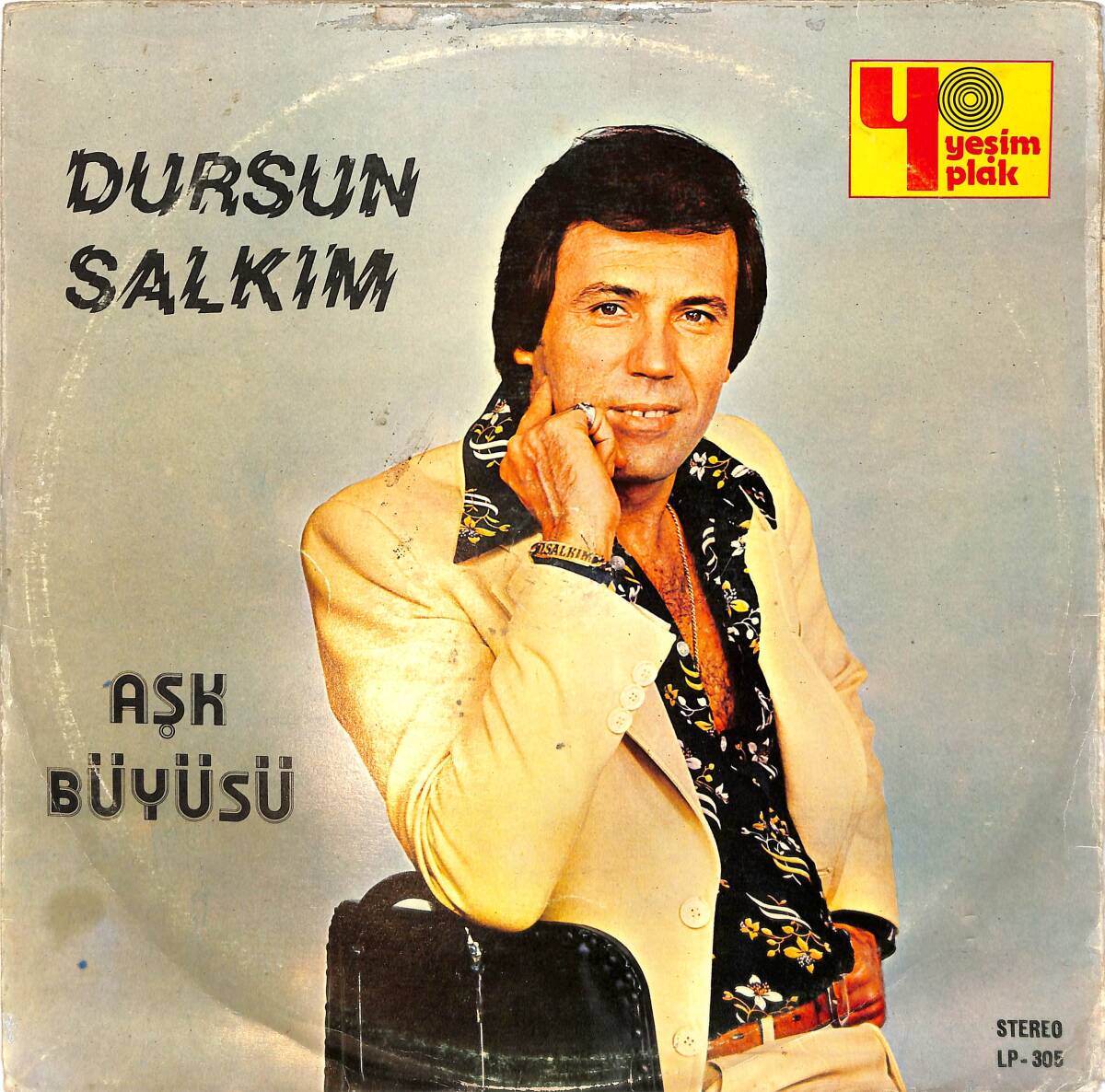 Dursun Salkım - Aşk Büyüsü LP PLAK (10/7.5) (VG++) PLK26479 - 1