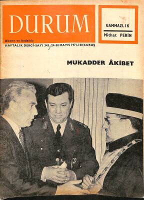 Durum Haftalık Dergi Sayı345 24-30 Mayıs 1971 Gammazlık-Mithat Perin NDR38351 - 1