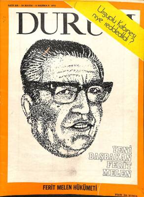 Durum Haftalık Dergi Sayı358 6 Haziran 1972 Ürguplu Kabinesi Niye Reddedildi NDR38352 - 1
