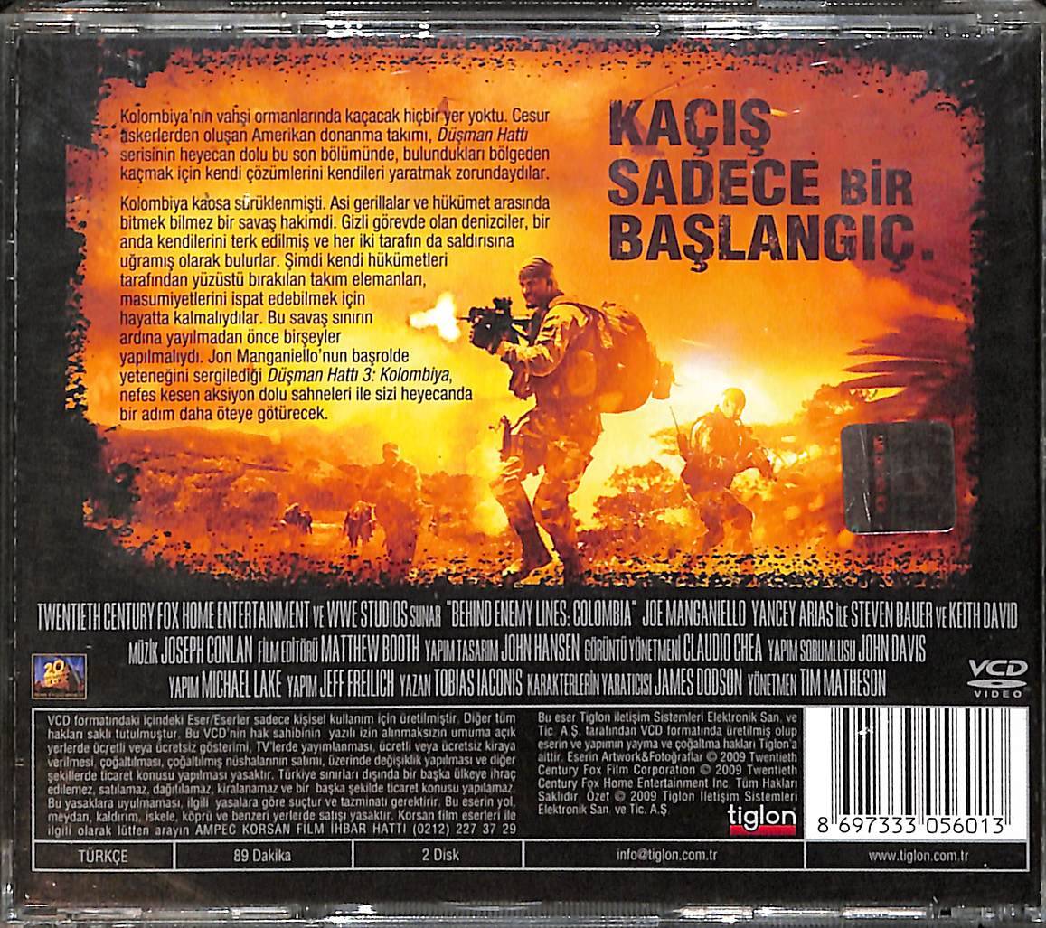 Düşman Hattı Kolombiya VCD Film (İkinci El) VCD26015 - 2