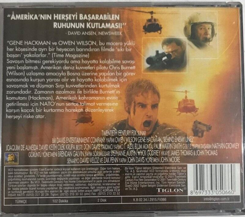 Düşman Hattı VCD Film VCD5221 - 2