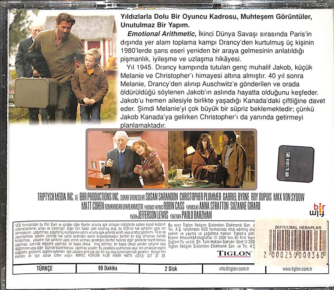 Duygusal Hesaplar – Emotional Arithmetic (2007) Orijinal VCD Film VCD28864 - 2