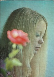 Duygusal Kadın Temalı Kartpostal Büyük Boy KRT5661 - Gökçekoleksiyon