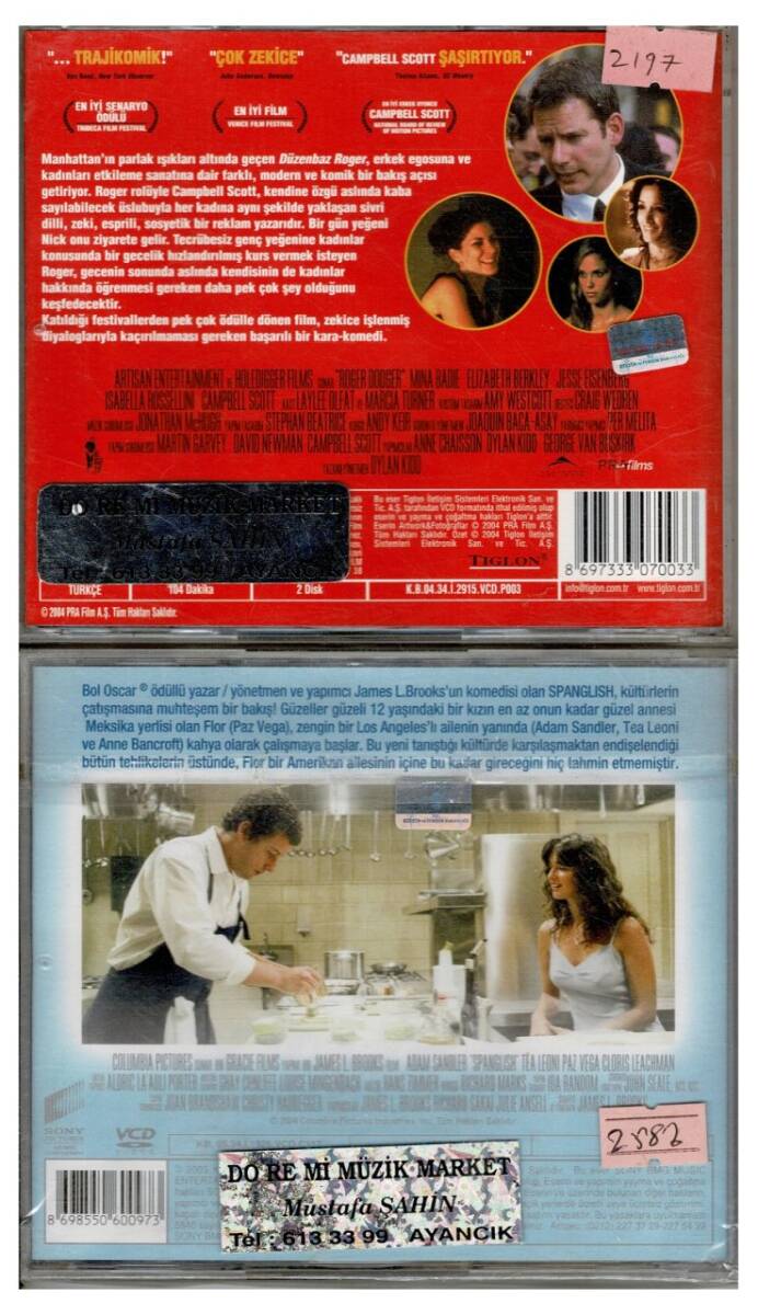 Düzenbaz Roger Spanglish - 2 Adet VCD Film VCD889 - 2