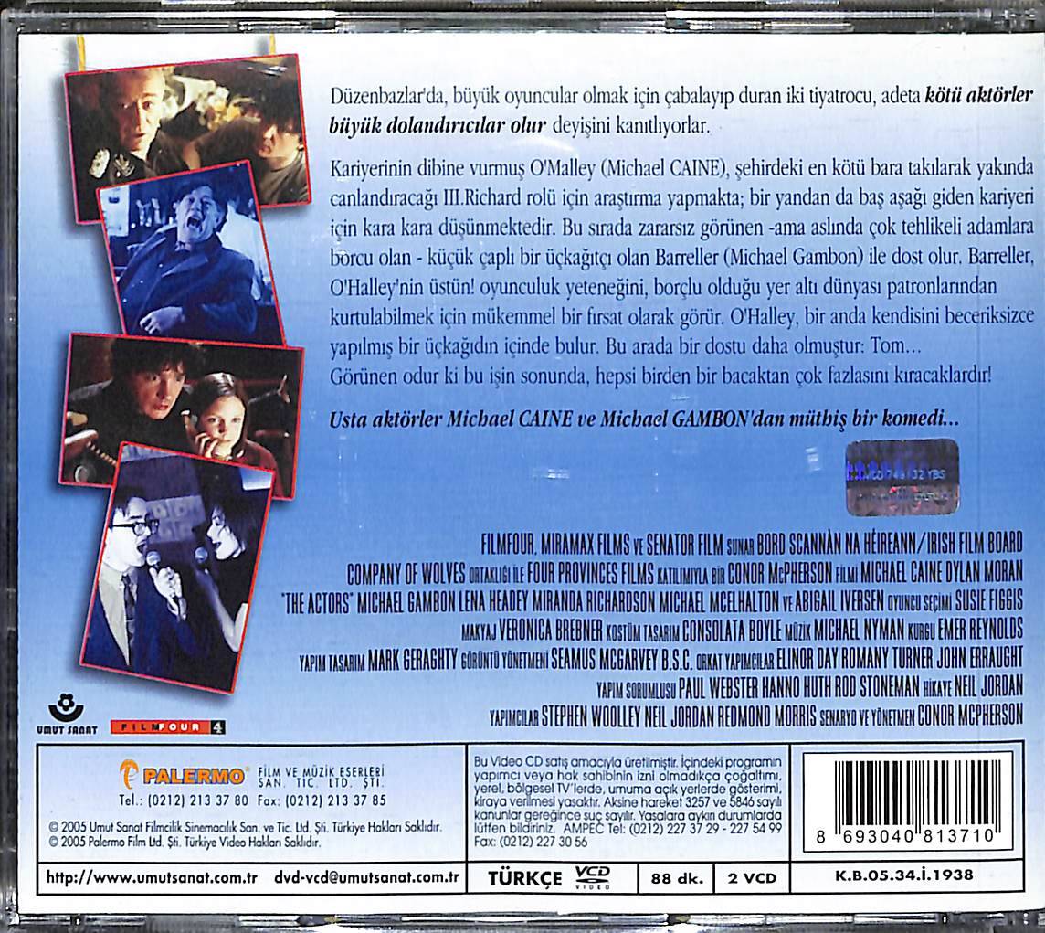 Düzenbazlar - The Actors (2003) Orjinal VCD Film ' Michael Caine - Dylan Moran ' VCD27970 - 2