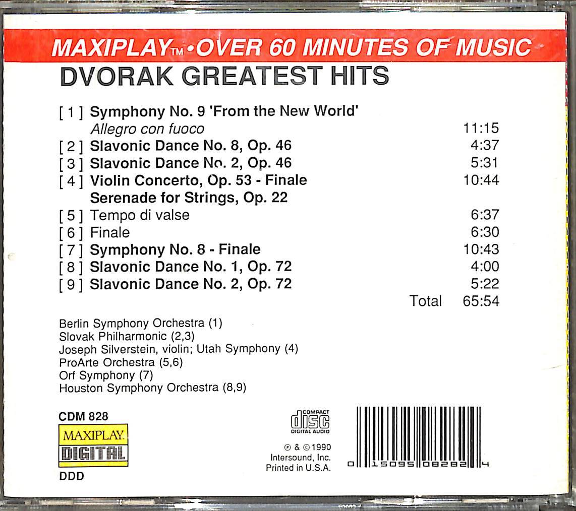 Dvořák – Greatest (İkinci El) CD5208 - 2