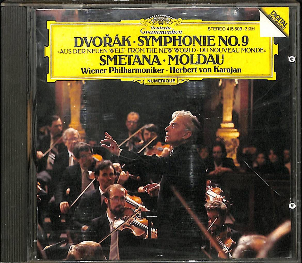 Dvořák / Symphonie Nr. 9 & Smetana / Die Moldau - Wiener Philharmoniker, Herbert von Karajan CD (İkinci El) CD4661 - 1