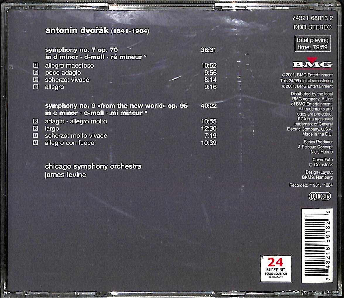Dvorak: Symphonies Nos. 7 & 9 - Antonin Dvorak CD (İkinci El) CD4573 - 2
