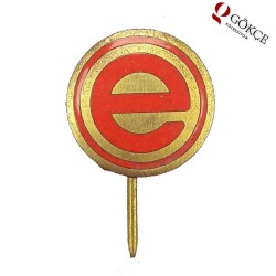 E Harfli Eğitim Kurumu Rozeti RZT146 - Gökçekoleksiyon