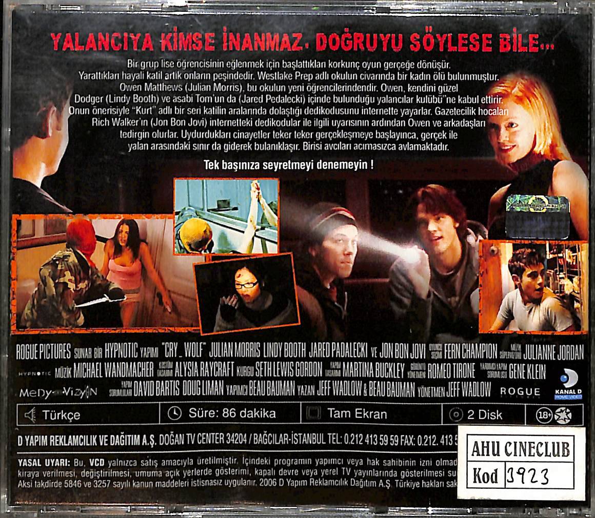 E-Katil – Cry Wolf (2005) Orijinal VCD Film VCD28919 - 2