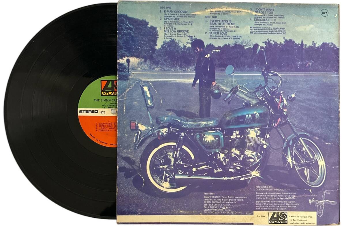 E-Man Groovin - The Jimmy Castor Bunch / The Everything Man LP Plak (10/8) PLK25516 - 2