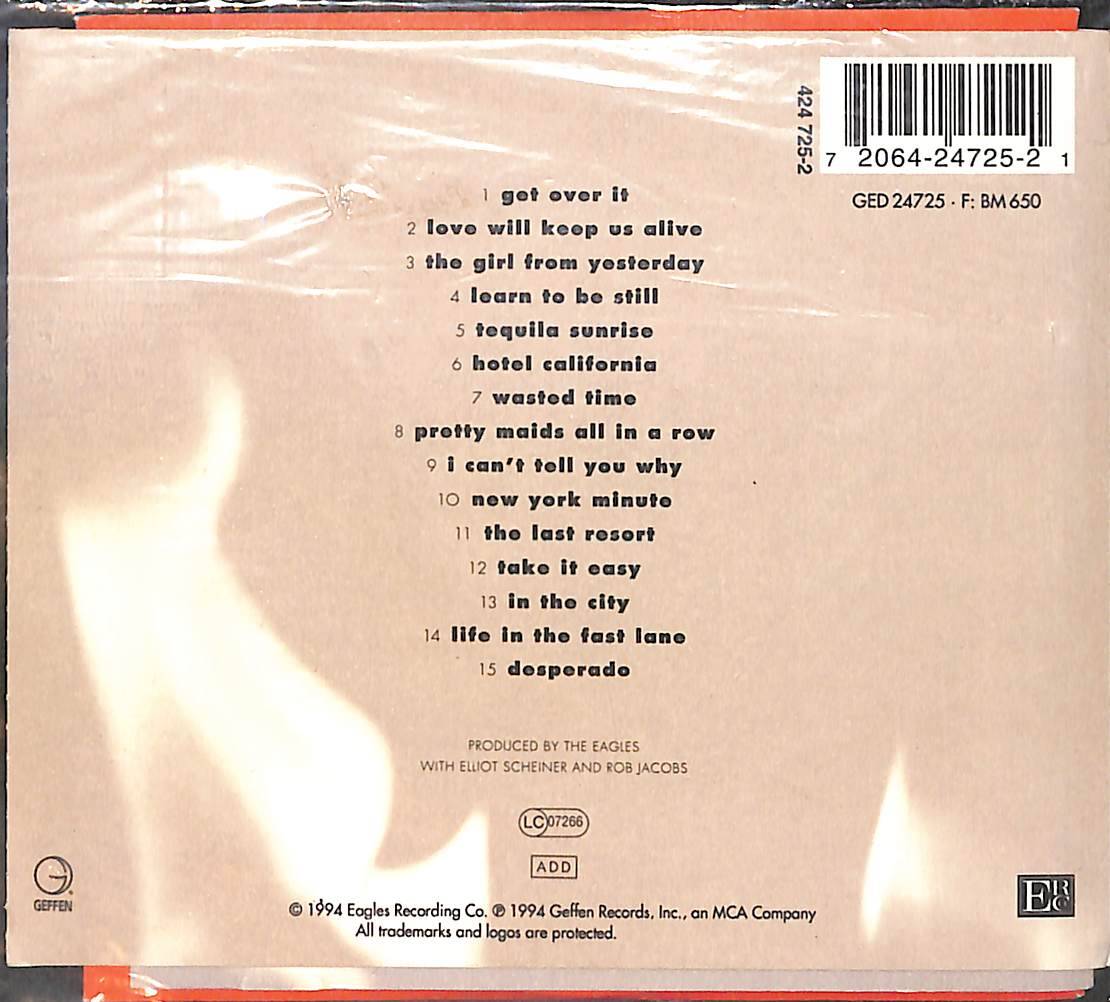 Eagles - Hell Freezes Over CD İkinci El CD5858 - 2
