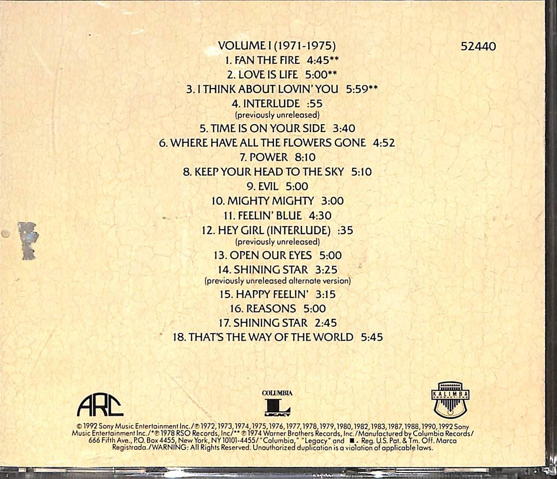 Earth, Wind & Fire - The Eternal Dance CD (İkinci El) CD4885 - 2