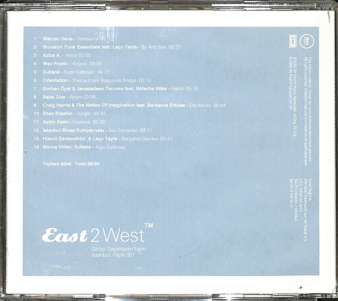 East 2 West CD (İkinci El) CD5366 - 2