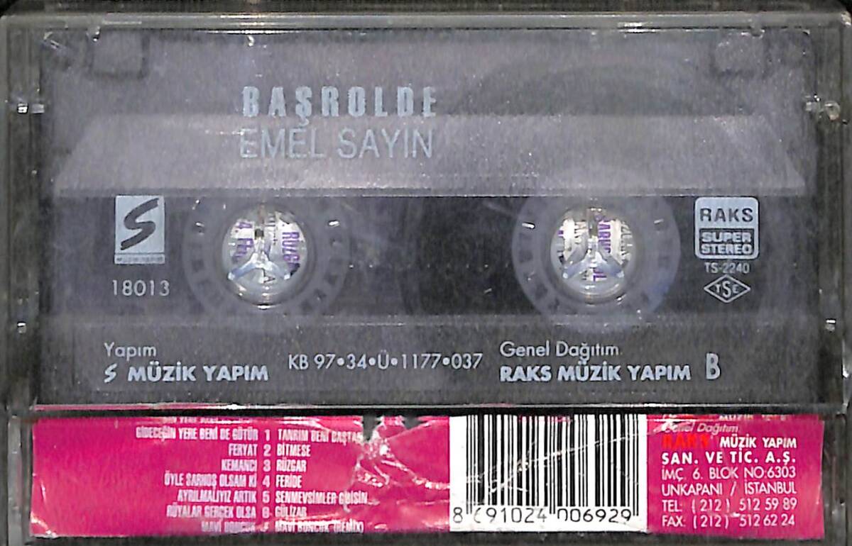 Ebru Yaşar - Başrolde Orijinal Kaset (İkinci El) KST30571 - 2