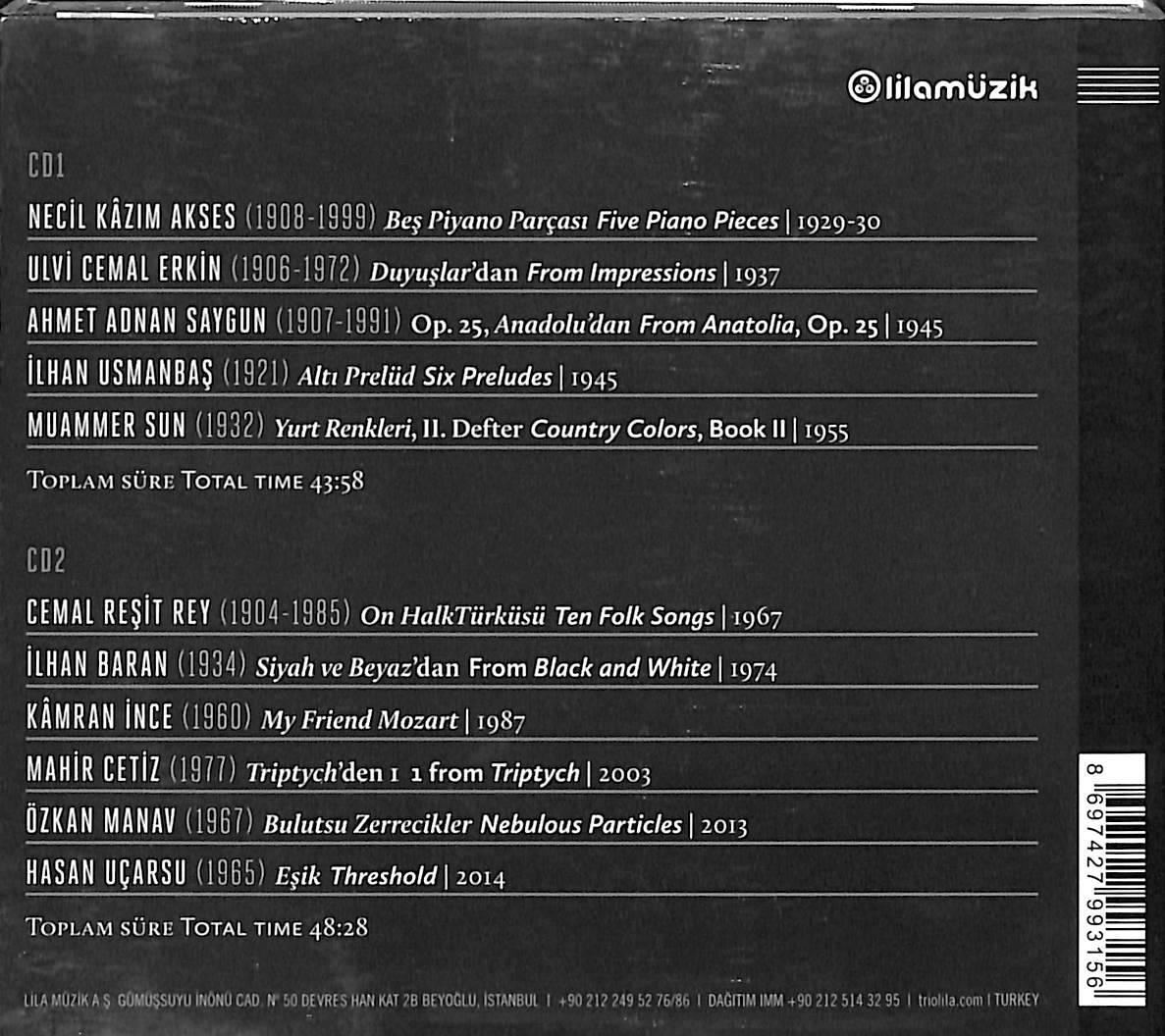Ece Demirci - Tuşların İzinde 85 Yıl CD (İkinci El) CD3895 - 2