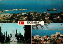 Eceabat Kilitbahir ve Mehmet Çavuş Anıtı Kartpostal KRT11521 - Gökçekoleksiyon